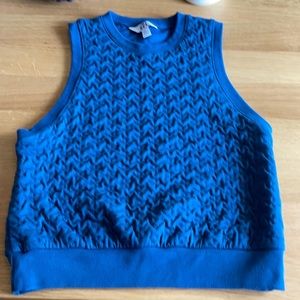 Joy lab top. Blue size: x-small.